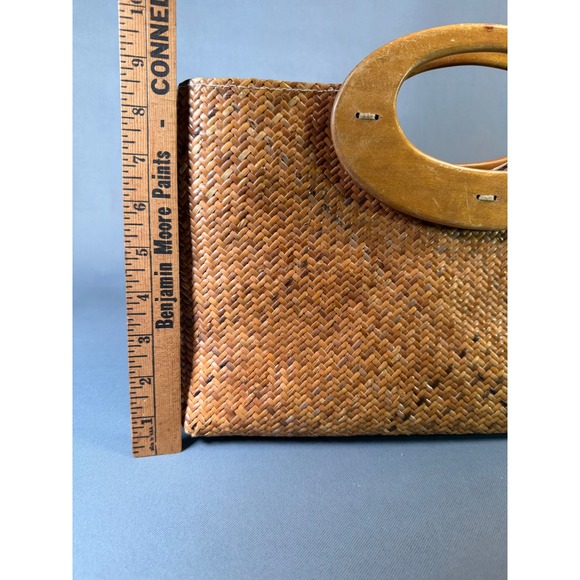 VTg Old Navy Woven Straw Tote Bag Top Handle Beach Vacation - Picture 10 of 10